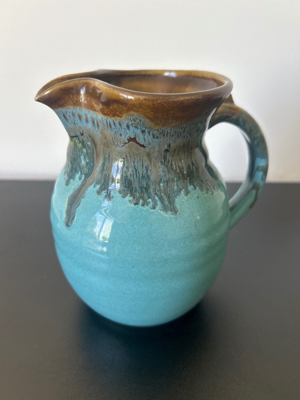 Pottery Drip Glaze Pitcher Vase